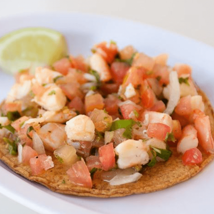 Shrimp taco - Pescado Mojado Seafood Grill